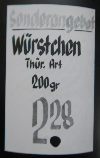  Sonderangebotsschild 